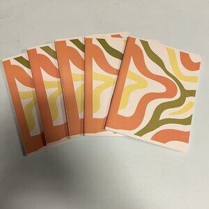 Callie Danielle Wide Ruled Composition Notebook Groovy Lines (Pack of 5)